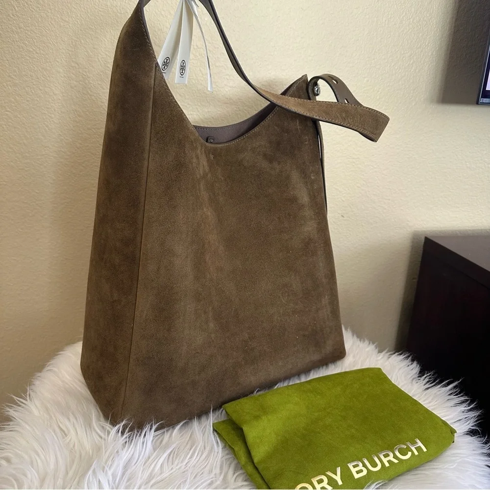 Tory Burch Romy Suede Hobo Bag